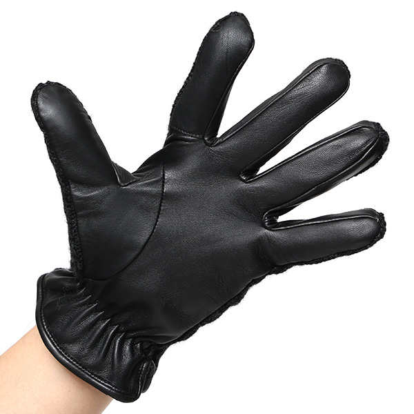  KURODA(クロダ) ニット 本革 手袋 メンズ 男性向け 仔羊革 ブラック 黒 黒色 スマホ タッチパネル 対応 日本 手袋専門ブランド おしゃれ カジュアル ギフト プレゼント