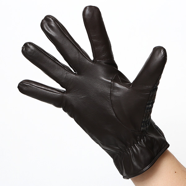  日本製 本革 メンズ 手袋 ビジネス フォーマル ブラウン 茶 茶色 高級 高品質 上質 仕事 営業 スーツ スマホ対応 ギフト プレゼント ラッピング クリスマス