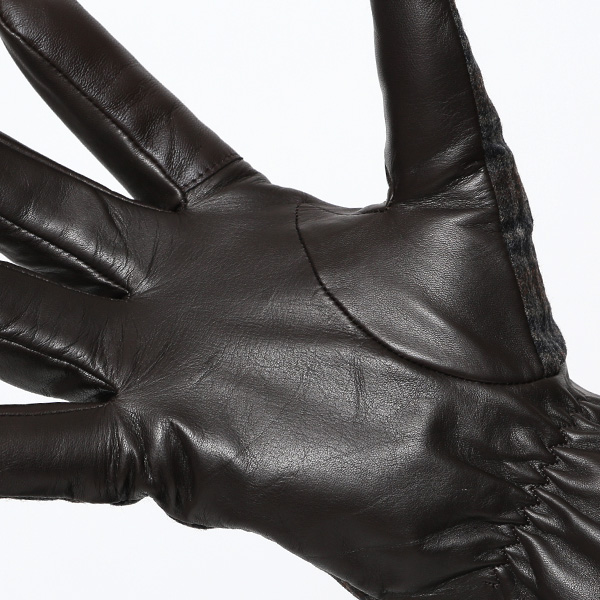  日本製 本革 メンズ 手袋 ビジネス フォーマル ブラウン 茶 茶色 高級 高品質 上質 仕事 営業 スーツ スマホ対応 ギフト プレゼント ラッピング クリスマス