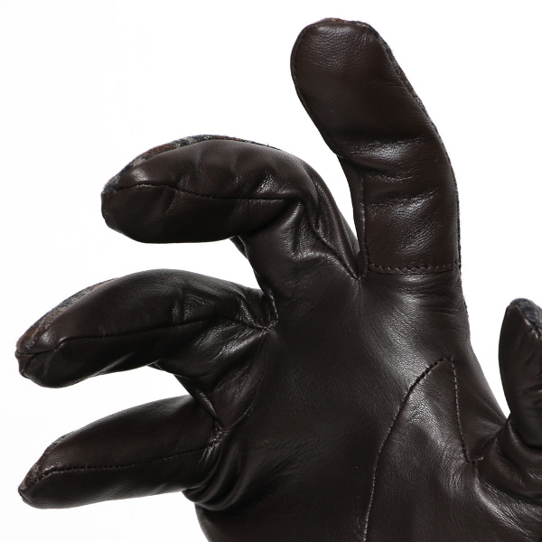  日本製 本革 メンズ 手袋 ビジネス フォーマル ブラウン 茶 茶色 高級 高品質 上質 仕事 営業 スーツ スマホ対応 ギフト プレゼント ラッピング クリスマス