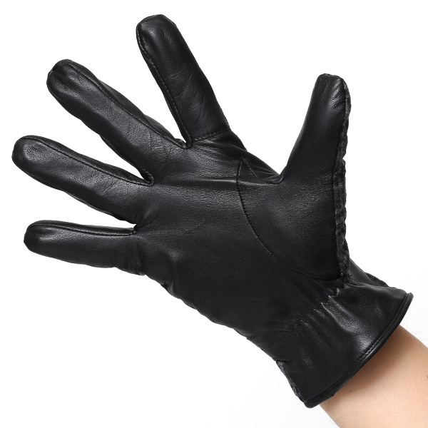  日本製 本革 メンズ 手袋 ビジネス フォーマル グレー グレイ 灰色 高級 高品質 上質 仕事 営業 スーツ スマホ対応 ギフト プレゼント ラッピング クリスマス