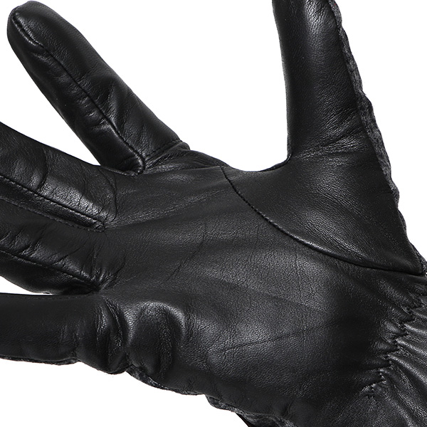  日本製 本革 メンズ 手袋 ビジネス フォーマル グレー グレイ 灰色 高級 高品質 上質 仕事 営業 スーツ スマホ対応 ギフト プレゼント ラッピング クリスマス