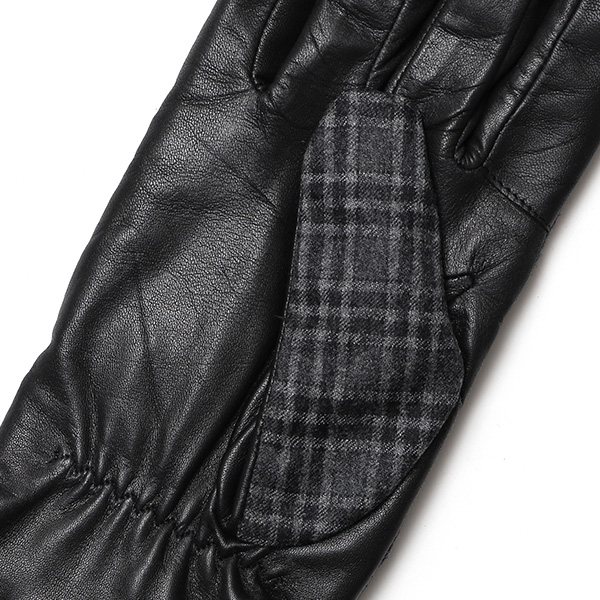  日本製 本革 メンズ 手袋 ビジネス フォーマル グレー グレイ 灰色 高級 高品質 上質 仕事 営業 スーツ スマホ対応 ギフト プレゼント ラッピング クリスマス