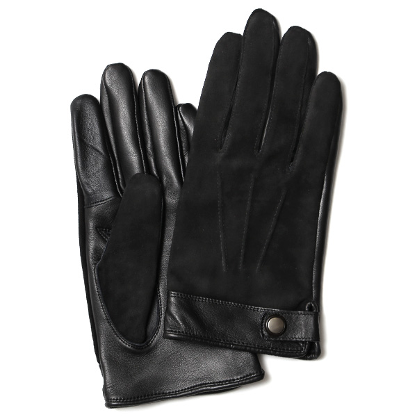 KURODA(クロダ) ゴートスエード(ヤギ革) メンズ 手袋 ブラック