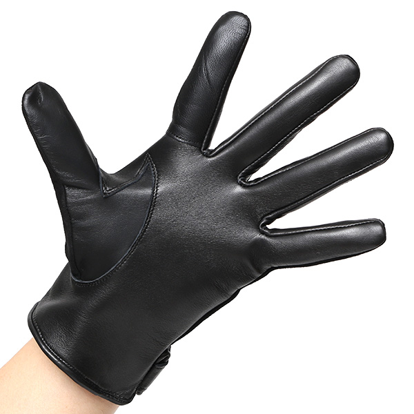  KURODA(クロダ) ヤギ革 メンズ 手袋 本革 三本山 ブラック 黒 黒色 紳士 レザー グローブ 化粧箱付き プレゼント おしゃれ ギフト ラッピング タッチパネル タブレット ブランド