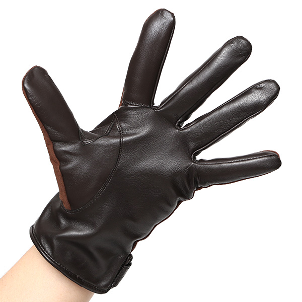  KURODA(クロダ) ヤギ革 メンズ 手袋 本革 三本山 ブラウン 茶 茶色 紳士 レザー グローブ 化粧箱付き プレゼント おしゃれ ギフト ラッピング タッチパネル タブレット ブランド