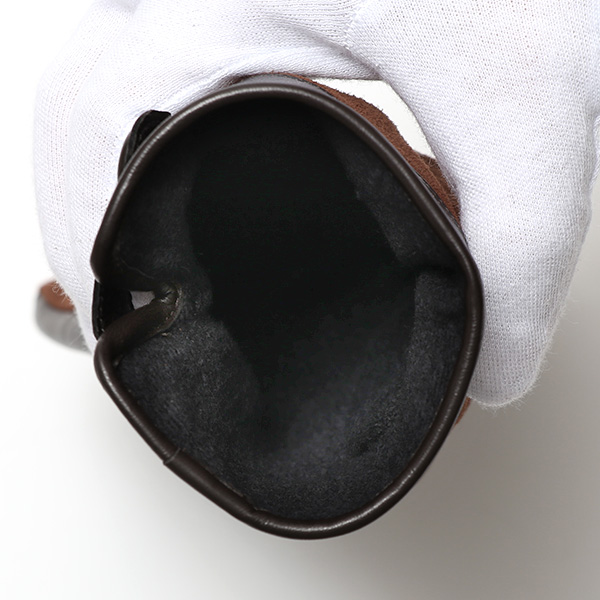  KURODA(クロダ) ヤギ革 メンズ 手袋 本革 三本山 ブラウン 茶 茶色 紳士 レザー グローブ 化粧箱付き プレゼント おしゃれ ギフト ラッピング タッチパネル タブレット ブランド