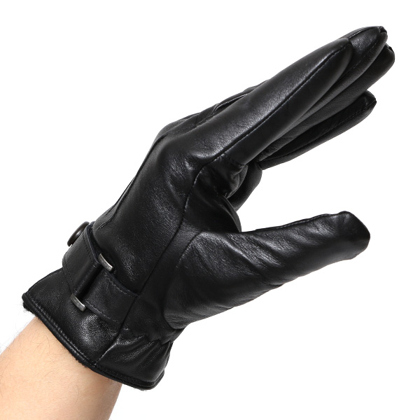  KURODA(クロダ) 仔羊革 高級 紳士 革手袋 三本山 ブラック 黒 黒色 メンズ 男性 フォーマル ビジネス 営業 仕事 スマホ対応 プレゼント ラッピング ギフト クリスマス 誕生日