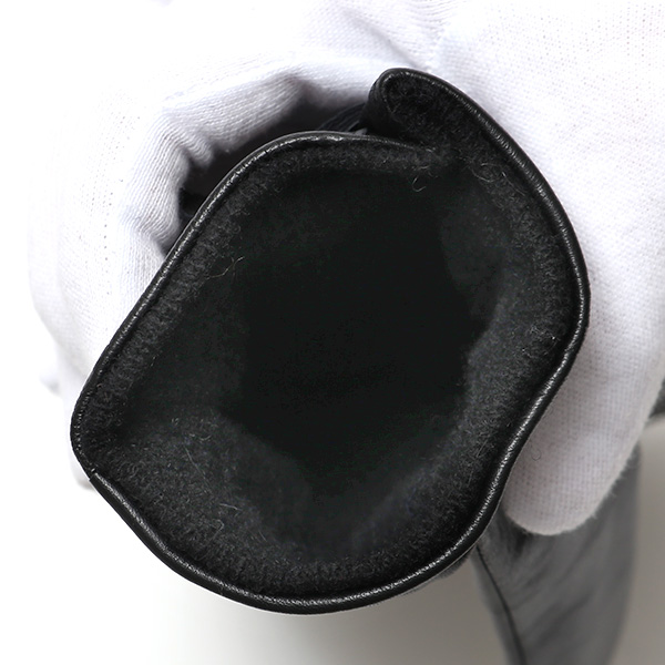  KURODA(クロダ) 仔羊革 高級 紳士 革手袋 三本山 ブラック 黒 黒色 メンズ 男性 フォーマル ビジネス 営業 仕事 スマホ対応 プレゼント ラッピング ギフト クリスマス 誕生日