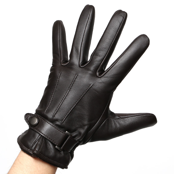 KURODA(クロダ) 仔羊革 高級 紳士 革手袋 三本山 ダークブラウン ブラウン 茶 茶色 メンズ 男性 フォーマル ビジネス 営業 仕事 スマホ対応 プレゼント ラッピング ギフト クリスマス 誕生日