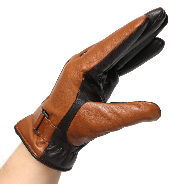  KURODA(クロダ) 仔羊革 高級 紳士 革手袋 三本山 キャメル ブラウン 茶 茶色 メンズ 男性 フォーマル ビジネス 営業 仕事 スマホ対応 プレゼント ラッピング ギフト クリスマス 誕生日