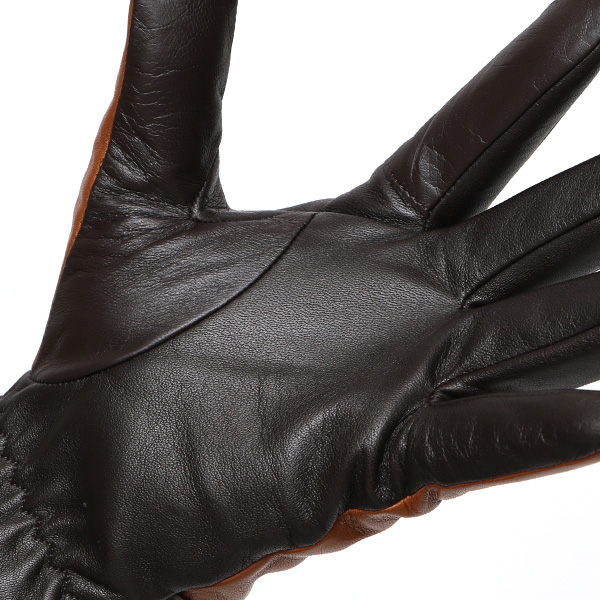  KURODA(クロダ) 仔羊革 高級 紳士 革手袋 三本山 キャメル ブラウン 茶 茶色 メンズ 男性 フォーマル ビジネス 営業 仕事 スマホ対応 プレゼント ラッピング ギフト クリスマス 誕生日