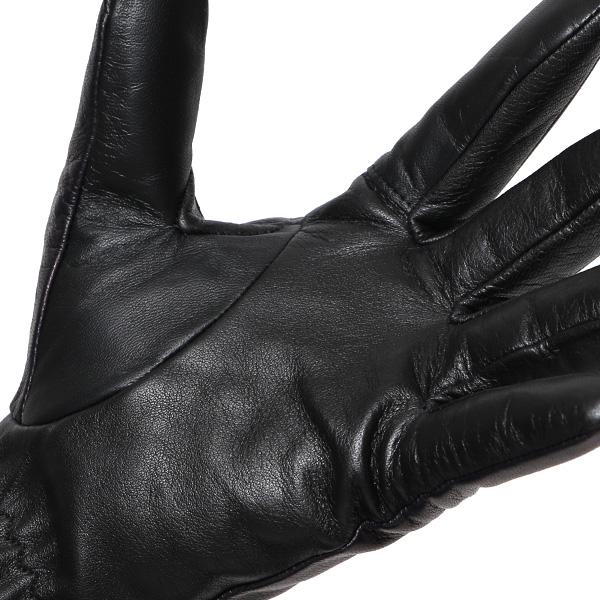  KURODA(クロダ) 仔羊革 高級 紳士 革手袋 三本山 ブルー ネイビー 青色 メンズ 男性 フォーマル ビジネス 営業 仕事 スマホ対応 プレゼント ラッピング ギフト クリスマス 誕生日