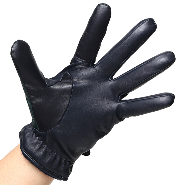 KURODA(クロダ) 仔羊革 高級 紳士 革手袋 三本山 グリーン 緑色 メンズ 男性 フォーマル ビジネス 営業 仕事 スマホ対応 プレゼント ラッピング ギフト クリスマス 誕生日