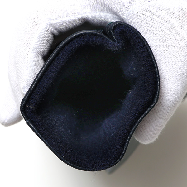 KURODA(クロダ) 仔羊革 高級 紳士 革手袋 三本山 グリーン 緑色 メンズ 男性 フォーマル ビジネス 営業 仕事 スマホ対応 プレゼント ラッピング ギフト クリスマス 誕生日