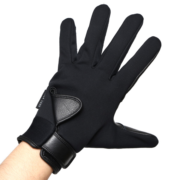  KURODA(クロダ) 自転車 洗濯可 メンズ 手袋 本革 ブラック 黒 黒色 洗える 伸縮性 耐久性 耐水性 おしゃれ ギフト プレゼント 化粧箱 ラッピング 誕生日 クリスマス