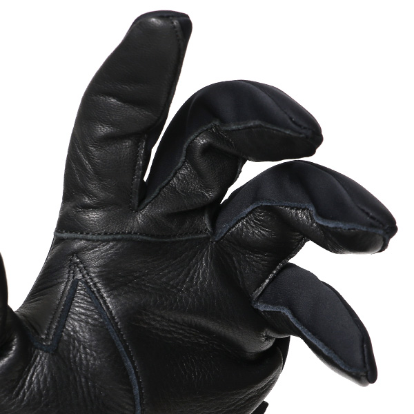  KURODA(クロダ) 自転車 洗濯可 メンズ 手袋 本革 ブラック 黒 黒色 洗える 伸縮性 耐久性 耐水性 おしゃれ ギフト プレゼント 化粧箱 ラッピング 誕生日 クリスマス