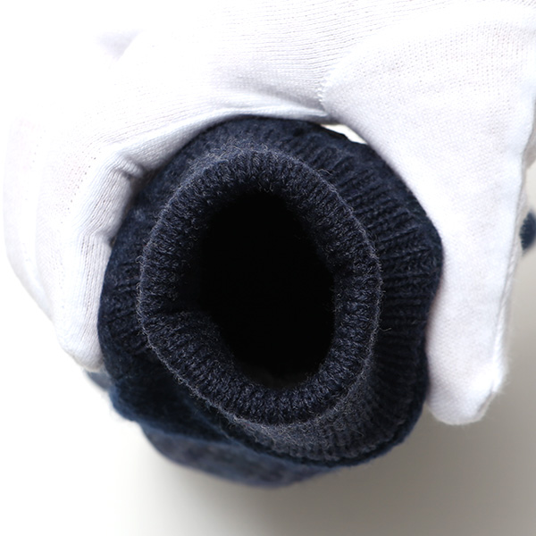  KURODA(クロダ) イタリア製スーツ生地 マイクロファイバーボア裏地 メンズ 手袋 ブルー ネイビー 青色 スマホ タッチパネル 操作可能 チクチクしない 履き心地 柔らかい オシャレ プレゼント ギフト 化粧箱