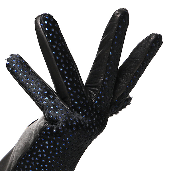  KURODA(クロダ) 高級 レディース 手袋 カシミア ハラコ 仔羊革 ブラック 黒 黒色 女性 婦人 上質 高品質 オシャレ 日本 ブランド 本革 国産 ブランド カシミヤ