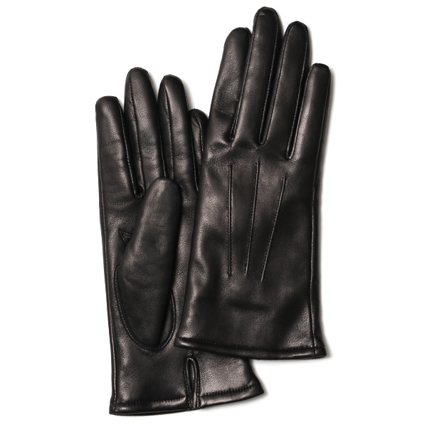 KURODA(クロダ) 羊革(イタリア製ラムスキン) レディース 手袋 ブラック