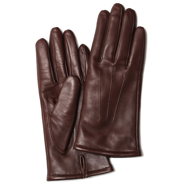 KURODA(クロダ) 羊革(イタリア製ラムスキン) レディース 手袋 ブラウン