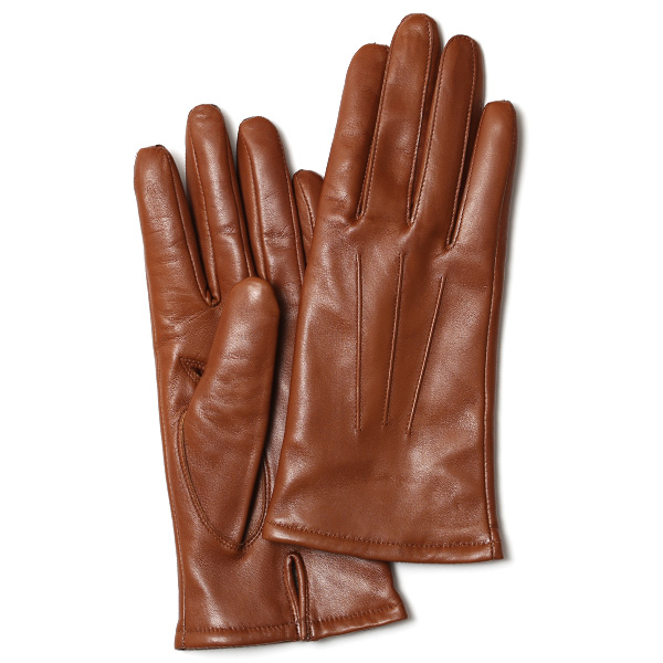 KURODA(クロダ) 羊革(イタリア製ラムスキン) レディース 手袋 キャメル