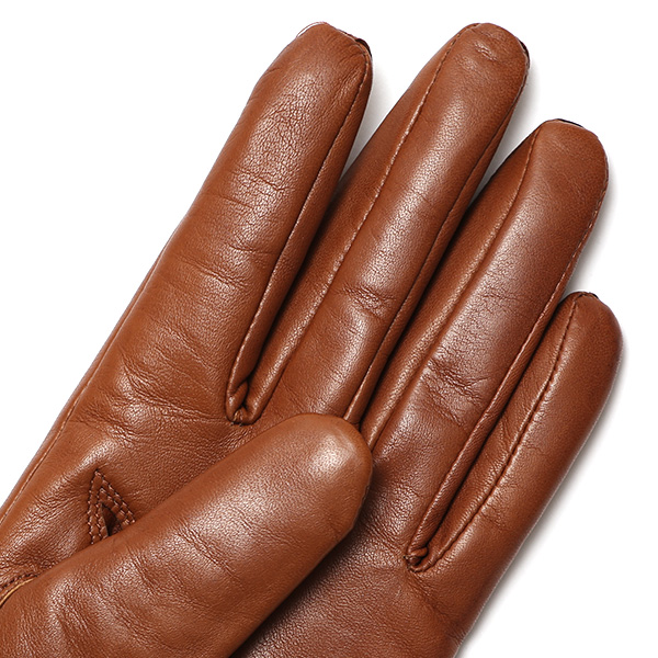 日本製 仔羊革 レディース 高級 三本山 カシミヤ 手袋 キャメル ブラウン 茶 茶色 本革 婦人 女性 グローブ ビジネス フォーマル 営業 仕事 スーツ プレゼント ギフト KURODA(クロダ) 
