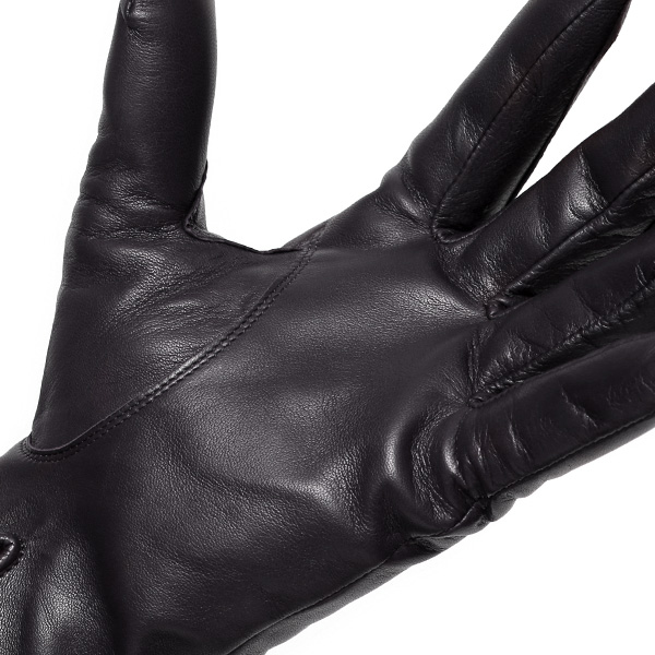  KURODA(クロダ) イタリア製 仔羊革 紳士 カシミヤ100％ 手袋 ブラック 黒 黒色 男性 メンズ 腕時計可 営業 仕事 ビジネス フォーマル ギフト プレゼント 化粧箱付き ラッピング対応