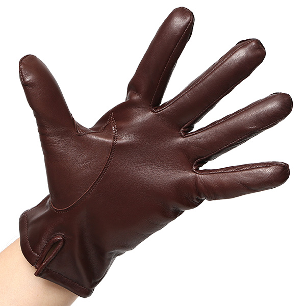 KURODA(クロダ) イタリア製 仔羊革 紳士 カシミヤ100% 手袋 ブラウン 茶 茶色 男性 メンズ 腕時計可 営業 仕事 ビジネス フォーマル ギフト プレゼント 化粧箱付き ラッピング対応