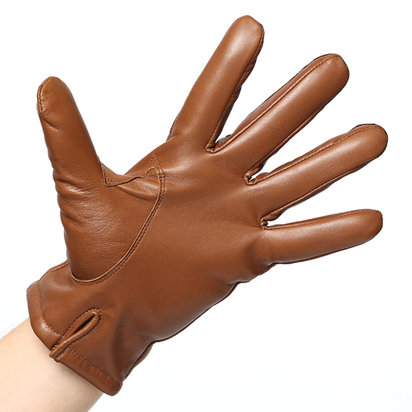 KURODA(クロダ) イタリア製 仔羊革 紳士 カシミヤ100% 手袋 キャメル ブラウン 茶 茶色 男性 メンズ 腕時計可 営業 仕事 ビジネス フォーマル ギフト プレゼント 化粧箱付き ラッピング対応