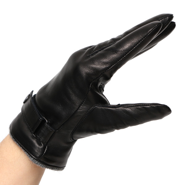  KURODA(クロダ) 日本製 仔羊革 メンズ 手袋 ブラック 黒 黒色 本革 男性 紳士 グローブ 営業 仕事 スーツ フォーマル ビジネス ギフト 化粧箱付き ラッピング対応
