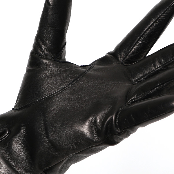  KURODA(クロダ) 日本製 仔羊革 メンズ 手袋 ブラック 黒 黒色 本革 男性 紳士 グローブ 営業 仕事 スーツ フォーマル ビジネス ギフト 化粧箱付き ラッピング対応