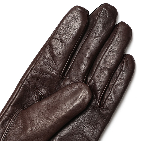  KURODA(クロダ) 日本製 仔羊革 メンズ 手袋 ダークブラウン ブラウン 茶 茶色 本革 男性 紳士 グローブ 営業 仕事 スーツ フォーマル ビジネス ギフト 化粧箱付き ラッピング対応