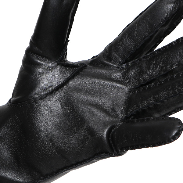 KURODA(クロダ) 本革 メンズ 手袋 ブラック 黒 黒色 スマホ ギフト ラッピング 化粧箱付き ラッピング対応 高級 おしゃれ 日本メーカー