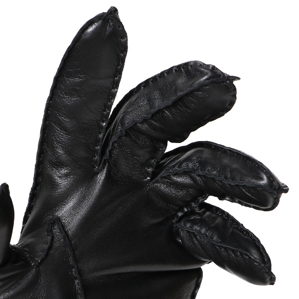 KURODA(クロダ) 本革 メンズ 手袋 ブラック 黒 黒色 スマホ ギフト ラッピング 化粧箱付き ラッピング対応 高級 おしゃれ 日本メーカー