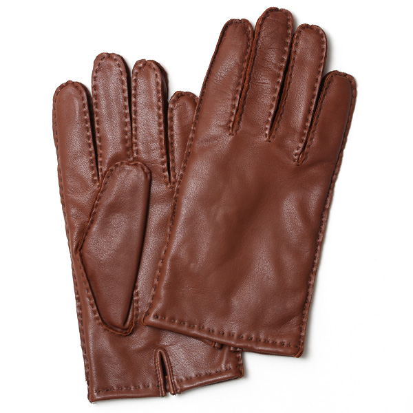 KURODA(クロダ) 羊革(ラムスキン) メンズ 手袋 キャメル