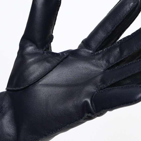 KURODA(クロダ) 本革 メンズ 手袋 ブルー ネイビー 青色 スマホ ギフト ラッピング 化粧箱付き ラッピング対応 高級 おしゃれ 日本メーカー