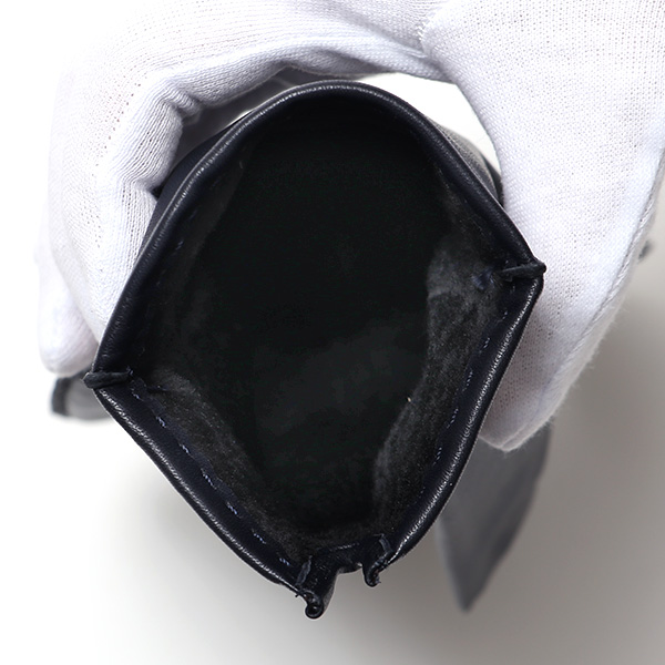 KURODA(クロダ) 本革 メンズ 手袋 ブルー ネイビー 青色 スマホ ギフト ラッピング 化粧箱付き ラッピング対応 高級 おしゃれ 日本メーカー