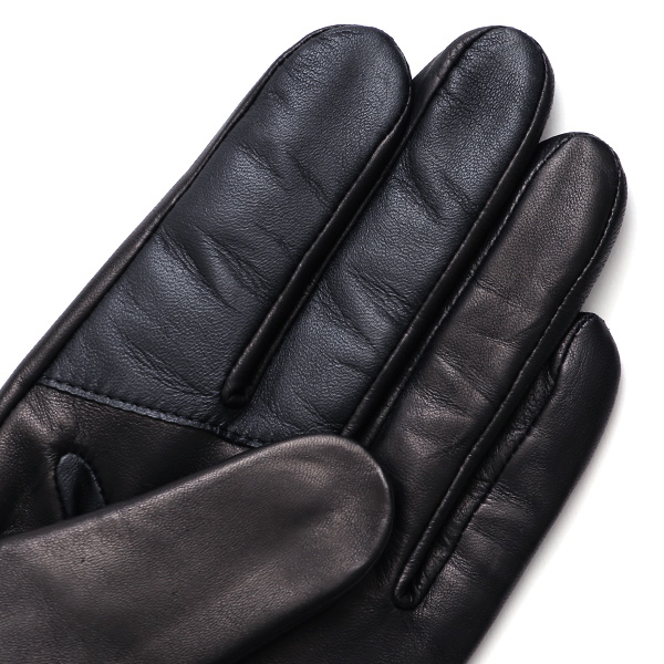  手袋 メンズ 本革 カシミヤ裏地 スマホ対応 箱付き 日本製 ブランド ブラック 黒 黒色 防寒 レザー 国産 グローブ オールレザー 仔羊革 クリスマス プレゼント ラッピング 通勤 通学 秋冬 カシミア 男性 大人 高級 KURODA(クロダ)