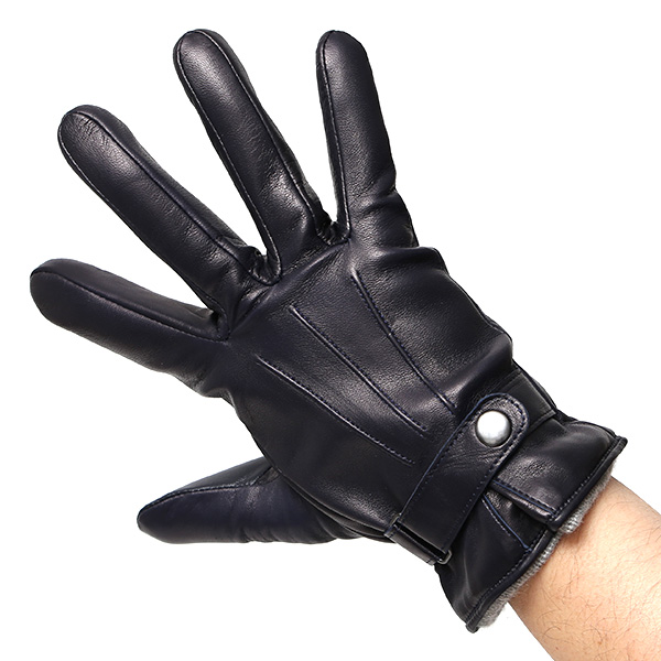  手袋 メンズ 本革 カシミヤ裏地 スマホ対応 箱付き 日本製 ブランド ブルー ネイビー 青色 防寒 レザー 国産 グローブ オールレザー 仔羊革 クリスマス プレゼント ラッピング 通勤 通学 秋冬 カシミア 男性 大人 高級 KURODA(クロダ)