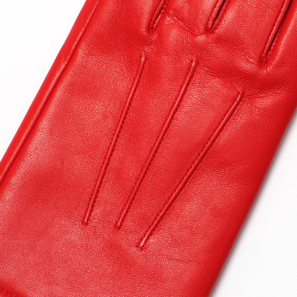  手袋 メンズ カシミヤ裏地 イタリア製仔羊革 国産 レッド ワイン 赤色 本革 レザー グローブ 防寒 KURODA(クロダ)