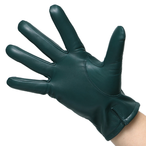  手袋 メンズ カシミヤ裏地 イタリア製仔羊革 国産 ブルー ネイビー 青色 本革 レザー グローブ 防寒 KURODA(クロダ)