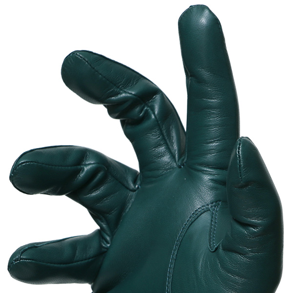  手袋 メンズ カシミヤ裏地 イタリア製仔羊革 国産 ブルー ネイビー 青色 本革 レザー グローブ 防寒 KURODA(クロダ)