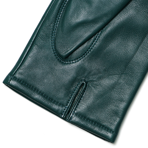  手袋 メンズ カシミヤ裏地 イタリア製仔羊革 国産 ブルー ネイビー 青色 本革 レザー グローブ 防寒 KURODA(クロダ)