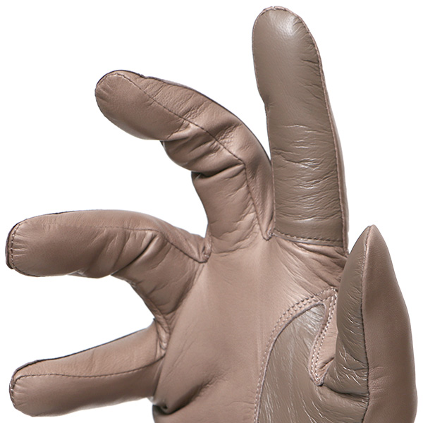  手袋 メンズ 本革 スマホ対応 カシミヤ裏地 グレー グレイ 灰色 仔羊革 日本製 レザー 防寒 グローブ ファッション スーツ フォーマル 通勤 キレイめ KURODA(クロダ)