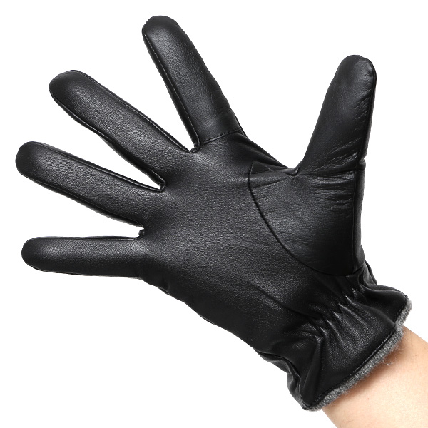  KURODA(クロダ) 手袋 メンズ 防寒 本革 スマホ対応 ブラック 黒 黒色 レザー グローブ 高級 夫 旦那 プレゼント ギフト 通勤 スーツ