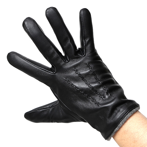  KURODA(クロダ) 手袋 メンズ 防寒 本革 スマホ対応 ブラック 黒 黒色 レザー グローブ 高級 夫 旦那 プレゼント ギフト 通勤 スーツ