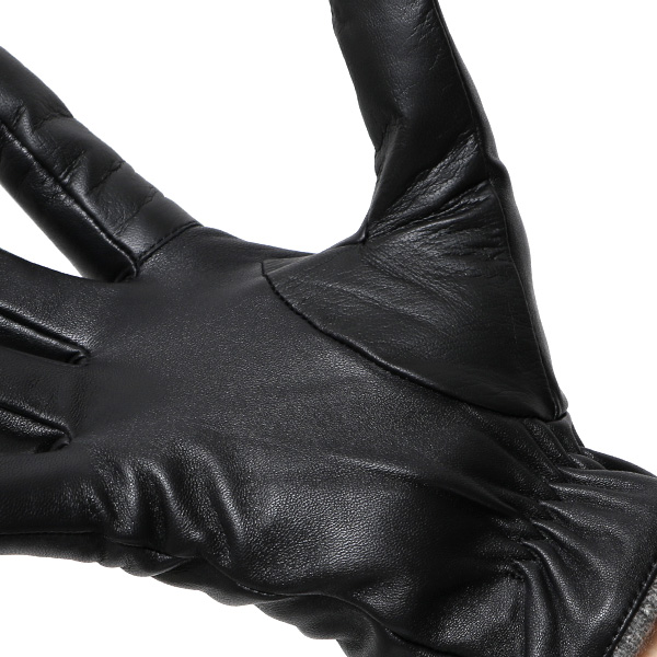  KURODA(クロダ) 手袋 メンズ 防寒 本革 スマホ対応 ブラック 黒 黒色 レザー グローブ 高級 夫 旦那 プレゼント ギフト 通勤 スーツ