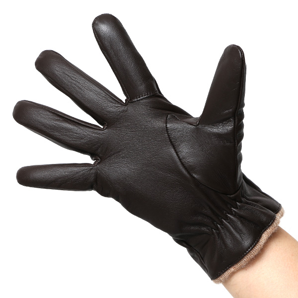  KURODA(クロダ) 手袋 メンズ 防寒 本革 スマホ対応 ダークブラウン ブラウン 茶 茶色 レザー グローブ 高級 夫 旦那 プレゼント ギフト 通勤 スーツ