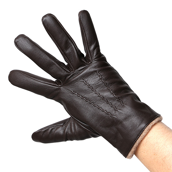  KURODA(クロダ) 手袋 メンズ 防寒 本革 スマホ対応 ダークブラウン ブラウン 茶 茶色 レザー グローブ 高級 夫 旦那 プレゼント ギフト 通勤 スーツ